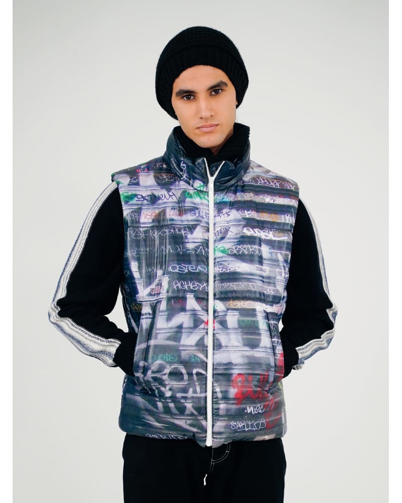 polyester down agnès b. photo jacket